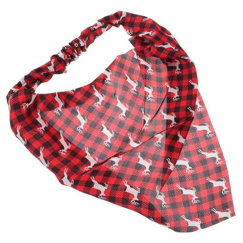OATIPHO Weihnachtliches Haarband Für Damen Mit Elastischem Band Festlichem -muster Vielseitige Dreiecks-haarbandana Für Feiertage Haaraccessoires Für Pferdeschwanz von OATIPHO