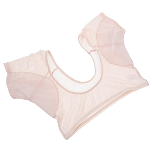 OATIPHO Weste mit Schweißpolster Arm unter Sicher Schweißschutz-BH Achselweste Mesh-Schweißschild Achselschweißschutz Achsel-Schweiß-Pad schweißabsorbierende Pads Achselpads BH Nylon Khaki von OATIPHO