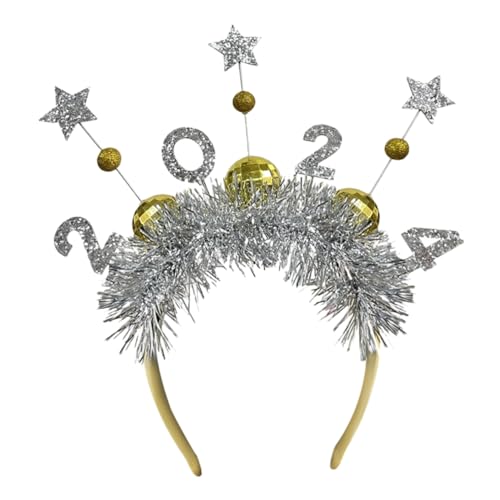 OATIPHO Year Party Stirnband Haarreifen Festliche Silvesterdekoration Wiederverwendbar Robust für Fotorequisiten und Cosplay Accessoire von OATIPHO