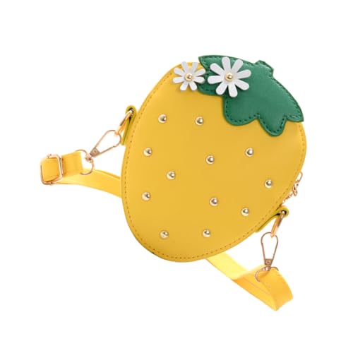 OATIPHO Erdbeere Tasche Für Junge Mädchen Modische Geldbörse Aus Pu Einfaches Portemonnaie Mit Verstellbarem Schultergurt Für Kleine Gegenstände Wie Kartenhalter Und Schlüssel von OATIPHO