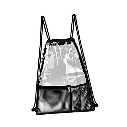 OATIPHO wasserdichte Sporttasche Mit Kordelzug Durchsichtiger Rucksack Für Reisen Sichtbare Tasche Aus Langlebigem Material Praktisch Für Kosmetika Und Reinigungsmittel von OATIPHO