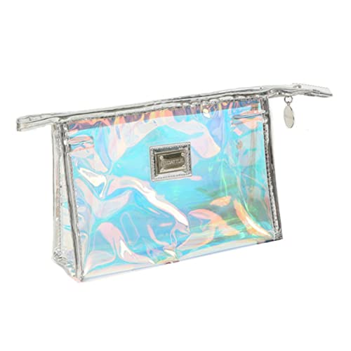 OATIPHO wasserdichte Kosmetiktasche Groß Kapazität Transparente Schminktasche mit Reißverschluss für Damen Teenager Reise Organizer für Make Up und Toilettenartikel von OATIPHO