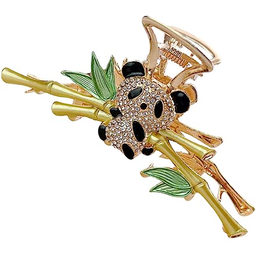 OATIPHO Panda Haarspange Damen Dekorative Krallenclip für Dünnes und Dickes Haar Metall Haarspange Niedliche Haarklammer für Partys und Alltag für von OATIPHO