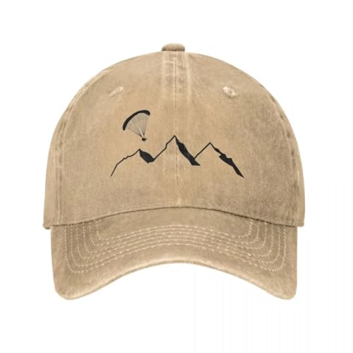 Mode Gleitschirm Gleitschirm Gleitschirm Denim Baseball Kappe Flug Sport Männlicher Druck Hip Hop Hüte Frühling Street Style Hippie Casual Snapback Cap von OAUMJIIL