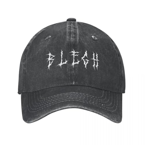 OAUMJIIL Blegh Heavy Metal Funny Metalcore Deathcore Death Metal Singer Metalhead Baseball Caps Denim Hats Casquette Baseball Cowboy Hat von OAUMJIIL