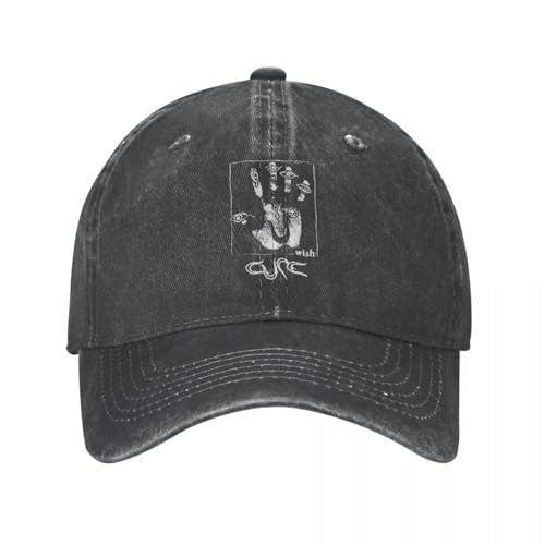 OAUMJIIL Klassisch The Cure Band Baseballmütze Unisex Stil Distressed Denim Snapback Cap Outdoor Aktivitäten Caps Hut OAUMJIIL Klassisch The Cure Band Baseballmütze Unisex Stil Distressed Denim Snapback Cap Outdoor Aktivitäten Caps Hut von OAUMJIIL