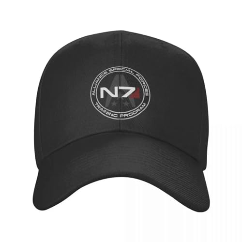Unisex Allianz Mass Effect N7 Baseballkappe Verstellbar Papa Hut Erwachsene Videospiel Hip Hop Snapback Caps Mode Männer Frauen Unisex Allianz Mass Effect N7 Baseballkappe Verstellbar Papa Hut Erwachsene Videospiel Hip Hop Snapback Caps Mode Männer Frauen von OAUMJIIL