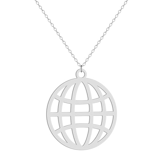 OAUWKEIY Anhänger Halskette Welt Erde Anhänger Halskette Böhmische Schmuck Damen Reise Verlangen Erde Choker Reise Geschenk Schmuck OAUWKEIY Anhänger Halskette Welt Erde Anhänger Halskette Böhmische Schmuck Damen Reise Verlangen Erde Choker Reise Geschenk Schmuck von OAUWKEIY