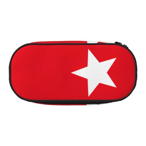 OAZCVBNN Federmäppchen, Motiv: Flagge der Türkei, leicht, praktisch, für Schule, Studenten, Stifteetui, Make-up, Reisen, Jungen, Mädchen, Schwarz , Einheitsgröße, Taschen-Organizer OAZCVBNN Federmäppchen, Motiv: Flagge der Türkei, leicht, praktisch, für Schule, Studenten, Stifteetui, Make-up, Reisen, Jungen, Mädchen, Schwarz , Einheitsgröße, Taschen-Organizer von OAZCVBNN