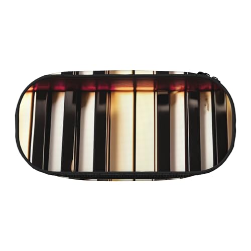 OAZCVBNN Federmäppchen mit Klaviertasten mit Musiknoten-Druck, leicht, praktisch, für Schule, Studenten, Stifteetui, Make-up, Reisen, Jungen, Mädchen, Schwarz , Einheitsgröße, Taschen-Organizer OAZCVBNN Federmäppchen mit Klaviertasten mit Musiknoten-Druck, leicht, praktisch, für Schule, Studenten, Stifteetui, Make-up, Reisen, Jungen, Mädchen, Schwarz , Einheitsgröße, Taschen-Organizer von OAZCVBNN