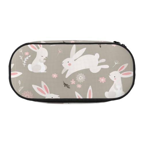 OAZCVBNN Federmäppchen mit Osterhasen-Blumendruck, leicht, praktisch, für Schule, Studenten, Stifteetui, Make-up, Reisen, Jungen, Mädchen, Schwarz , Einheitsgröße, Taschen-Organizer OAZCVBNN Federmäppchen mit Osterhasen-Blumendruck, leicht, praktisch, für Schule, Studenten, Stifteetui, Make-up, Reisen, Jungen, Mädchen, Schwarz , Einheitsgröße, Taschen-Organizer von OAZCVBNN