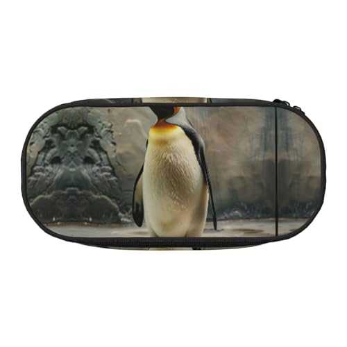OAZCVBNN Federmäppchen mit Pinguin-Druck, leicht, praktisch, für Schule, Studenten, für Make-up, Reisen, Jungen und Mädchen, Schwarz , Einheitsgröße, Taschen-Organizer OAZCVBNN Federmäppchen mit Pinguin-Druck, leicht, praktisch, für Schule, Studenten, für Make-up, Reisen, Jungen und Mädchen, Schwarz , Einheitsgröße, Taschen-Organizer von OAZCVBNN