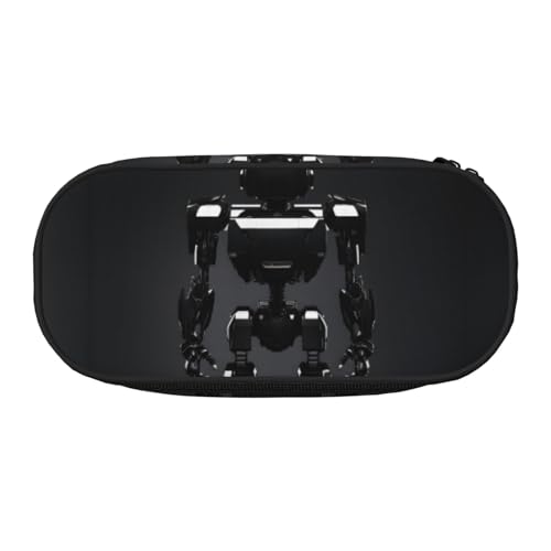 OAZCVBNN Federmäppchen mit Roboterdruck, leicht, praktisch, für Schule, Studenten, für Make-up, Reisen, Jungen, Mädchen, Schwarz, Schwarz , Einheitsgröße, Taschen-Organizer OAZCVBNN Federmäppchen mit Roboterdruck, leicht, praktisch, für Schule, Studenten, für Make-up, Reisen, Jungen, Mädchen, Schwarz, Schwarz , Einheitsgröße, Taschen-Organizer von OAZCVBNN