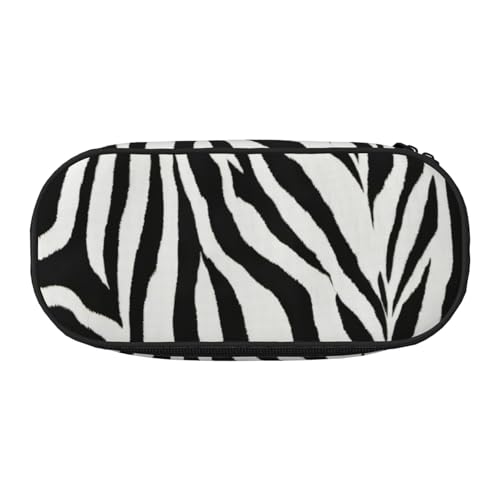 OAZCVBNN Federmäppchen mit Zebramuster, leicht, praktisch, für Schule, Studenten, für Make-up, Reisen, Jungen und Mädchen, Schwarz , Einheitsgröße, Taschen-Organizer OAZCVBNN Federmäppchen mit Zebramuster, leicht, praktisch, für Schule, Studenten, für Make-up, Reisen, Jungen und Mädchen, Schwarz , Einheitsgröße, Taschen-Organizer von OAZCVBNN
