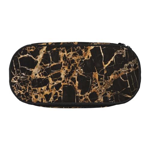 OAZCVBNN Federmäppchen mit goldfarbenem Marmor-Druck, leicht, praktisch, für Schule, Studenten, Stifteetui, Make-up, Reisen, Jungen, Mädchen, Schwarz , Einheitsgröße, Taschen-Organizer OAZCVBNN Federmäppchen mit goldfarbenem Marmor-Druck, leicht, praktisch, für Schule, Studenten, Stifteetui, Make-up, Reisen, Jungen, Mädchen, Schwarz , Einheitsgröße, Taschen-Organizer von OAZCVBNN