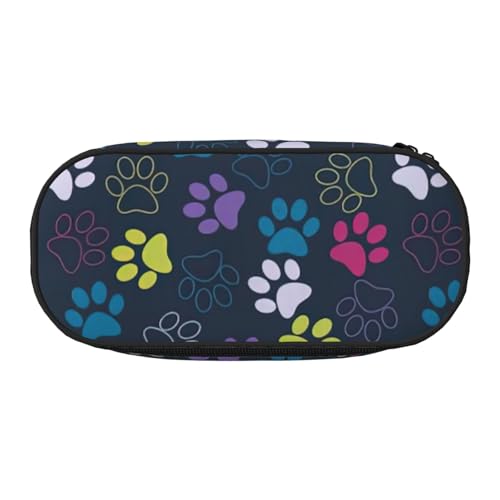 OAZCVBNN Federmäppchen mit niedlichem Hundepfotenabdruck, leicht, praktisch, für Schule, Studenten, für Make-up, Reisen, Jungen und Mädchen, Schwarz , Einheitsgröße, Taschen-Organizer OAZCVBNN Federmäppchen mit niedlichem Hundepfotenabdruck, leicht, praktisch, für Schule, Studenten, für Make-up, Reisen, Jungen und Mädchen, Schwarz , Einheitsgröße, Taschen-Organizer von OAZCVBNN