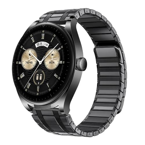 OBAEHH 22MM Metall Magnetisches Edelstahlband Für Huawei Uhr GT 4 3 2 Pro 46mm 42mm 2E Uhrenarmbänder(Gray) von OBAEHH