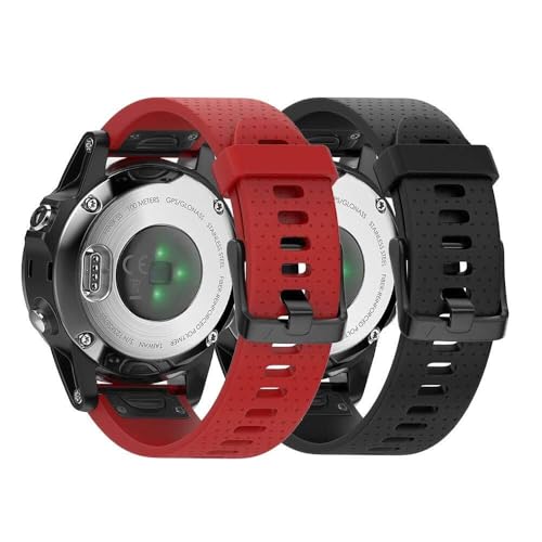 OBAEHH Ersatz-Armband für Fenix 5S, Quickfit, weiches Silikon, Ersatzband für Fenix 5S Plus/Fenix 6S Pro/Fenix 7S/D2 Delta S Smartwatch, Einheitsgröße von OBAEHH