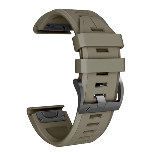 OBAEHH Ersatz-Uhrenarmband aus Silikon für Fenix 5/Fenix 6/Fenix 6 Pro/Fenix 7/Forerunner 935/945/Approach S60/Quatix 5/Epix Smartwatch, Einheitsgröße von OBAEHH