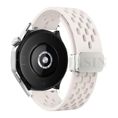 OBAEHH Magnetisches Silikonarmband für Huawei Watch GT 5, 46 mm, 41 mm, atmungsaktives Sportarmband für Huawei GT5 Pro GT4 GT3 GT2 Correa WatchBands, For GT5 GT4 41mm von OBAEHH