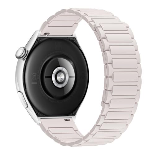OBAEHH Magnetisches Silikonarmband für Huawei Watch GT 5 Pro, 46 mm, Armband für Huawei Watch GT 46 mm Serise GT5 GT4 GT3 GT2 Handgelenkband, 22 mm, 22 mm von OBAEHH