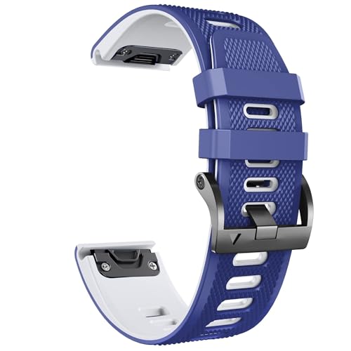 OBAEHH Silikon-Uhrenarmbänder für Fenix 8, 22 mm, für Fenix 7/Fenix 6/Fenix 5/Fenix 5 Plus/Fenix 6 Solor/Fenix 6 Pro/Forerunner 935/Forerunner 945/Approach S60/Quatix 5/Epix, Einheitsgröße von OBAEHH