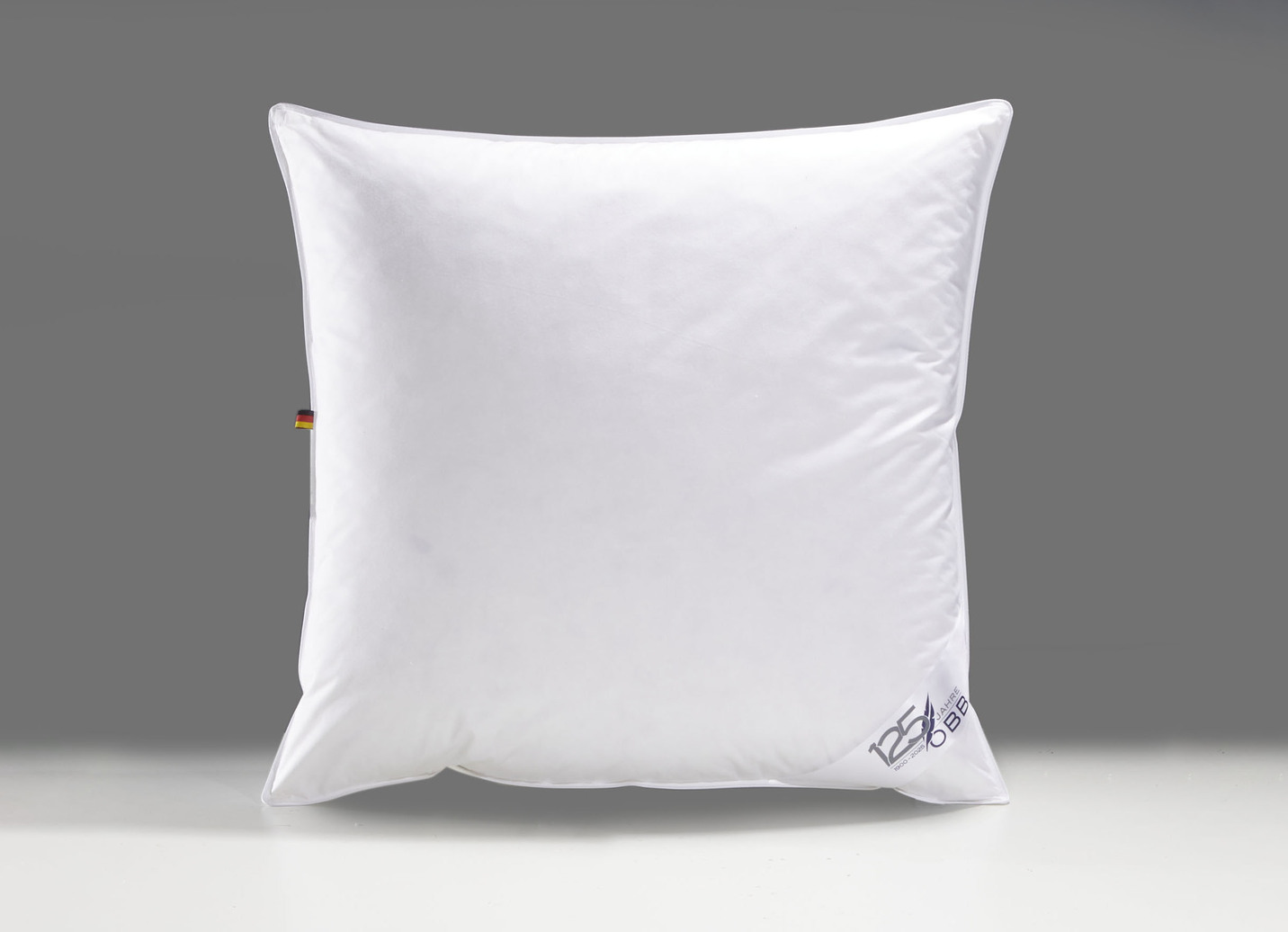 Daunen-Bettwarenprogramm zum 125 Jahre OBB Jubiläum, Kissen, Größe 120 (Kissen, 80/ 80 cm), Weiss von OBB