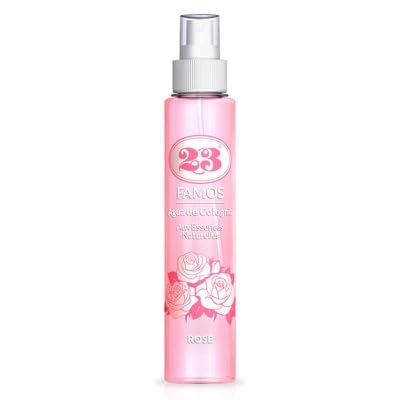 23 FAMOS Eau de Cologne Rose - eleganter blumiger Duft - 200 ml - leichter und raffinierter Duft - für Damen, Herren und Kinder 23 FAMOS Eau de Cologne Rose - eleganter blumiger Duft - 200 ml - leichter und raffinierter Duft - für Damen, Herren und Kinder von OBBBeauté