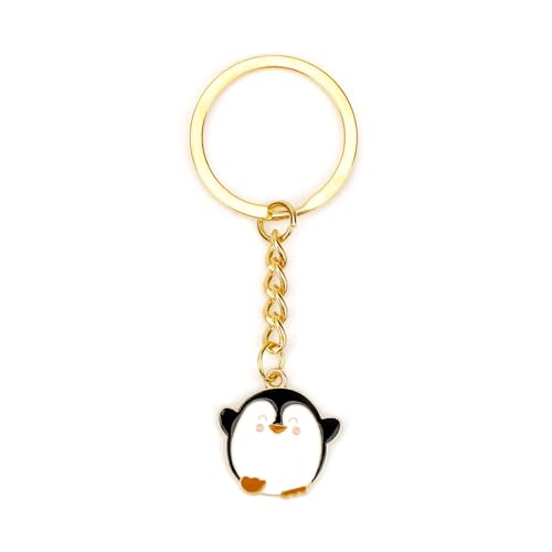 OBEISN Schlüsselanhänger Süßer Pinguin, Modernes Kunstwerk, Modisch Und Kreativ, Ideale Geburtstag Geschenkidee Für Freundin, Schwester Oder Kollegin, Kleine Geschenke Für Frauen von OBEISN