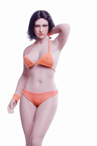 OBEST TBLeague Europe and The United States mit Füßen weißer Hautton 1/6 Seamless Rubber Bikini Female Body Long Legs (S28A) von OBEST