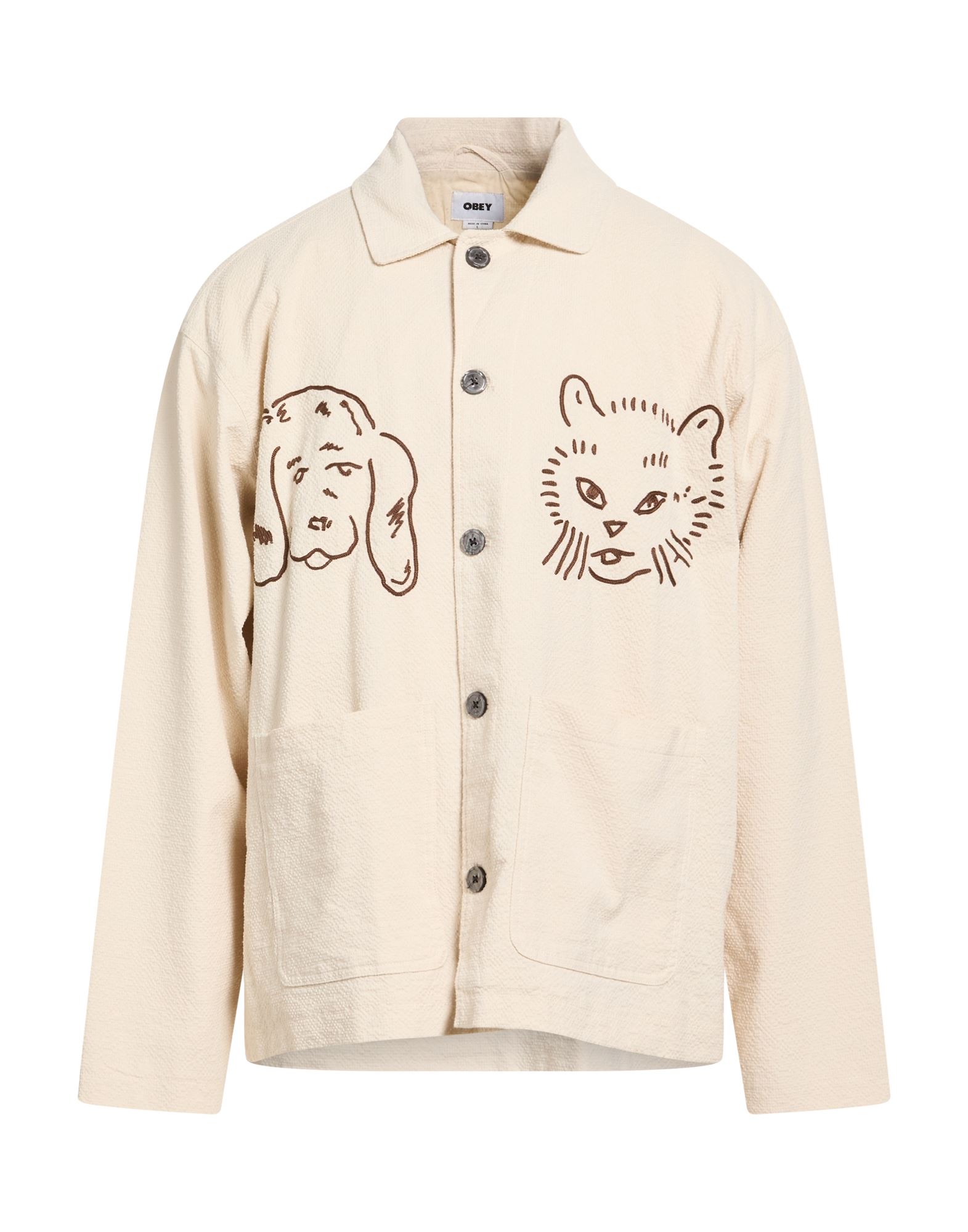 OBEY Jacke & Anorak Herren Elfenbein von OBEY