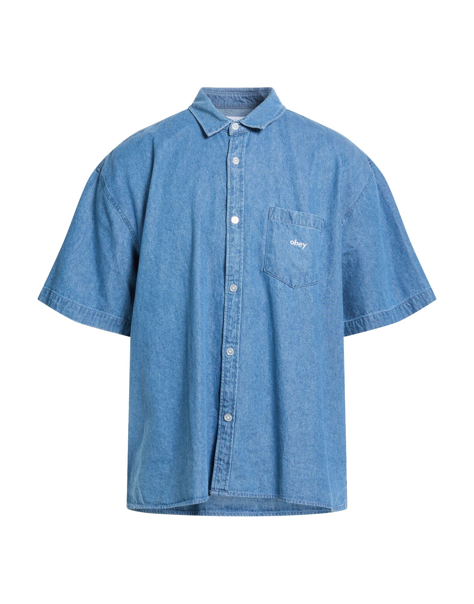 OBEY Jeanshemd Herren Blau von OBEY