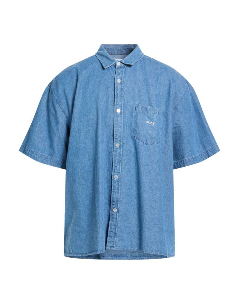 OBEY Jeanshemd Herren Blau von OBEY