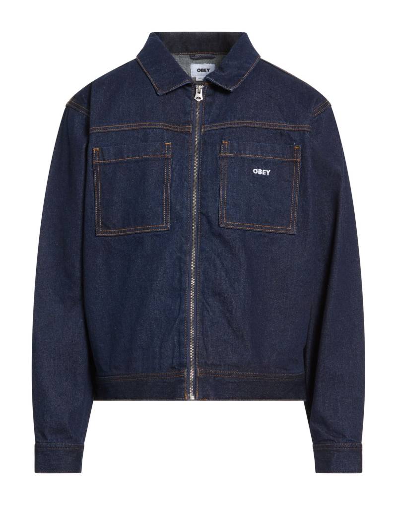 OBEY Jeansjacke/-mantel Herren Blau von OBEY