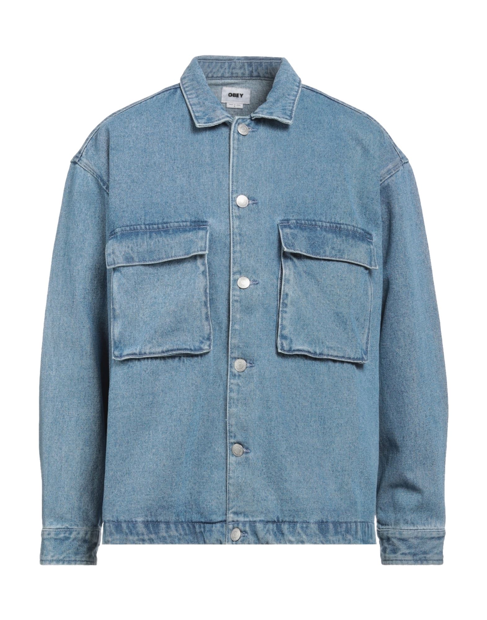 OBEY Jeansjacke/-mantel Herren Blau von OBEY