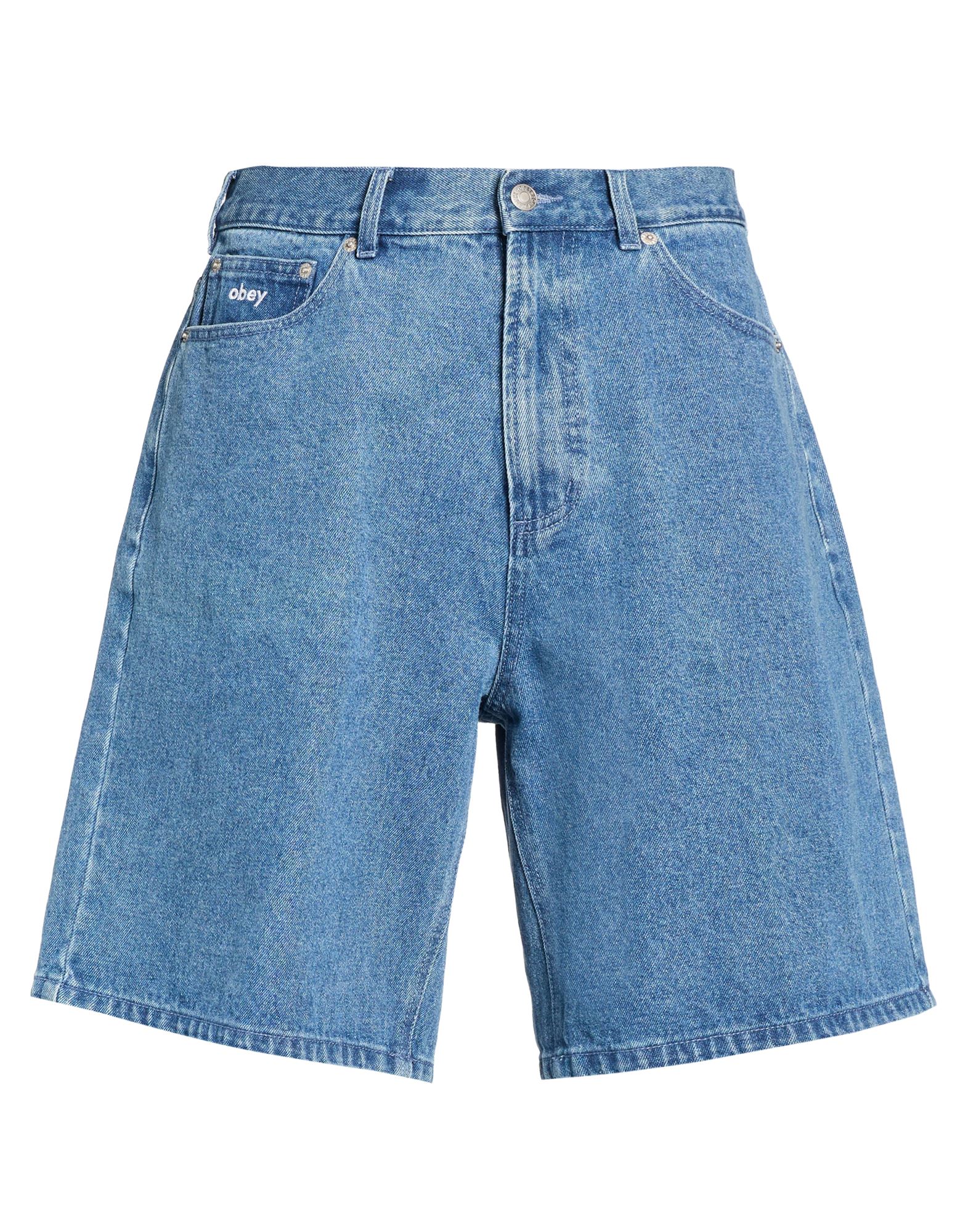 OBEY Jeansshorts Herren Blau von OBEY