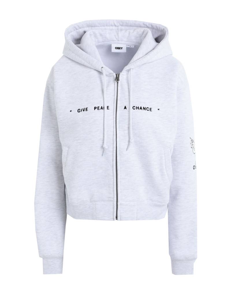OBEY Sweatshirt Damen Hellgrau von OBEY