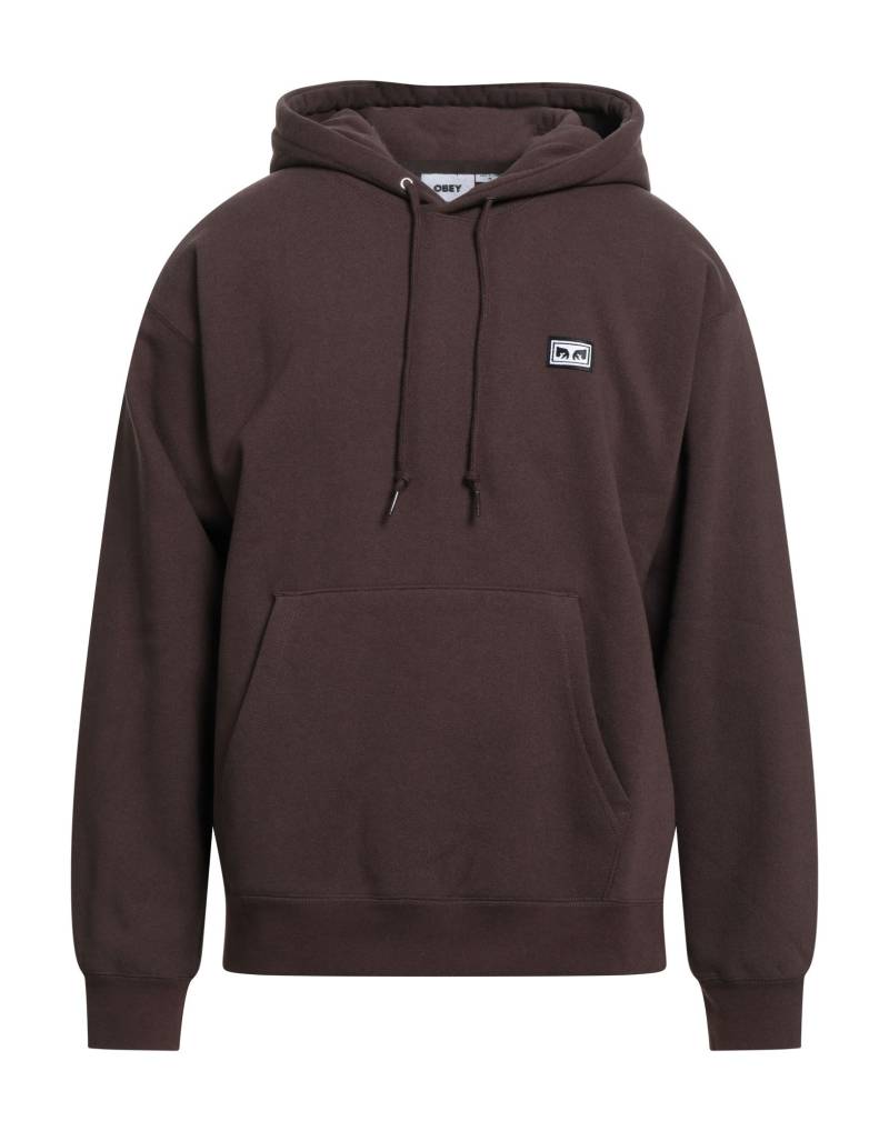 OBEY Sweatshirt Herren Schokobraun von OBEY