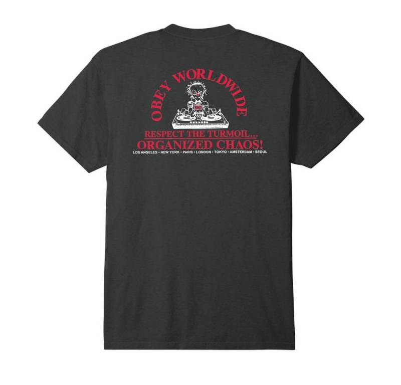 OBEY T-Shirt T-Shirt Obey Organized Chaos Pigment von OBEY