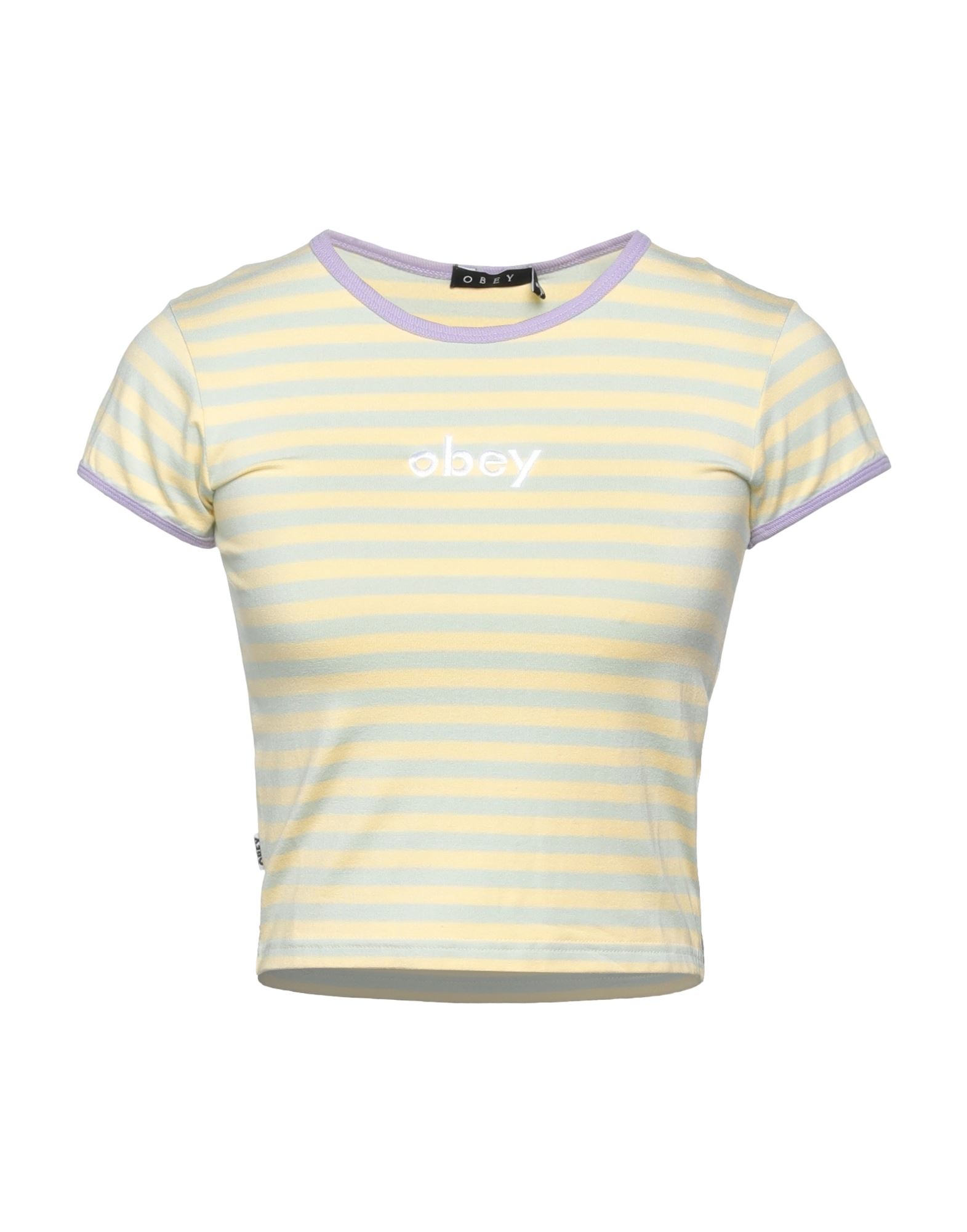 OBEY T-shirts Damen Hellgelb von OBEY