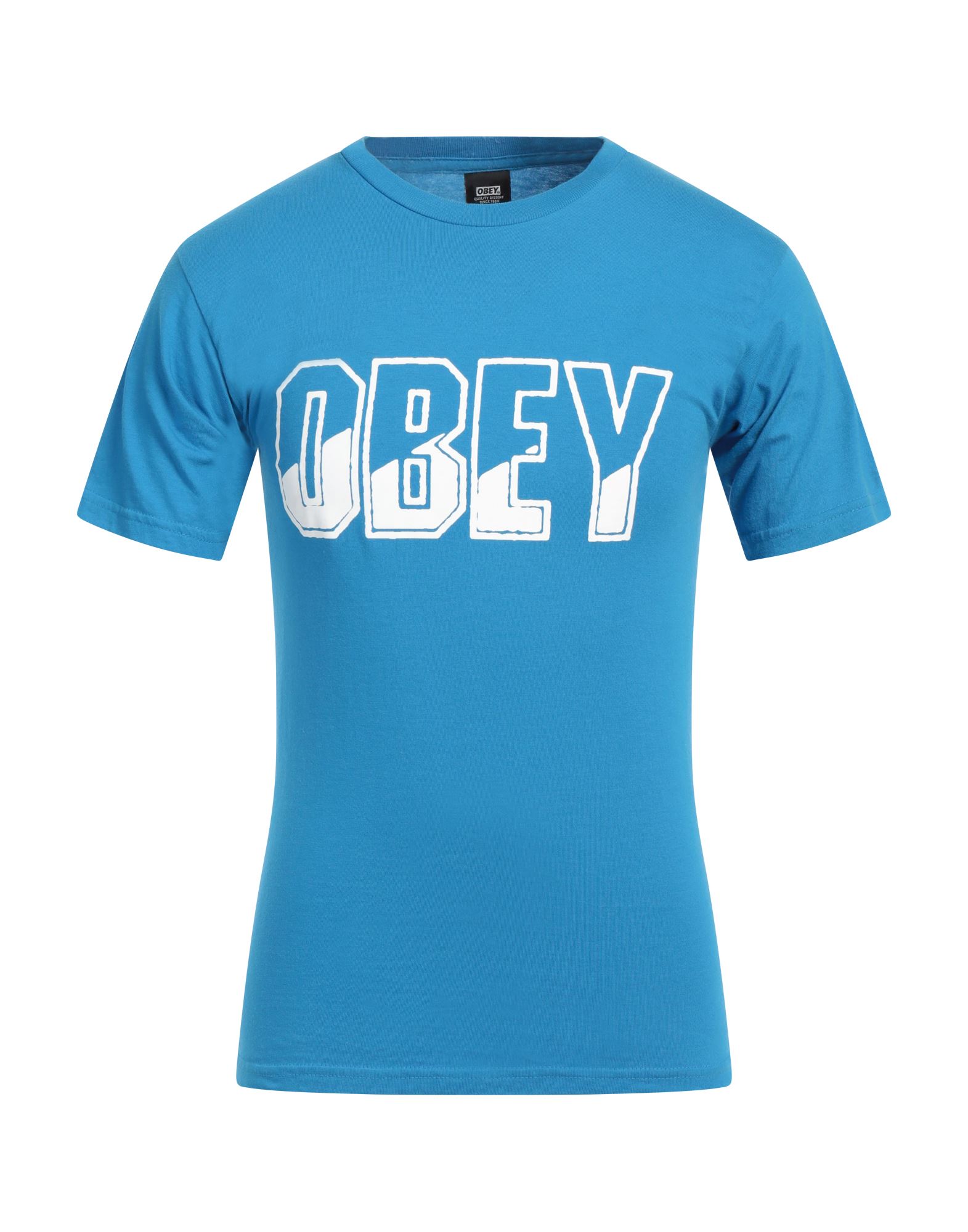 OBEY T-shirts Herren Azurblau von OBEY