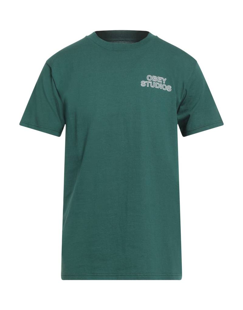 OBEY T-shirts Herren Dunkelgrün von OBEY