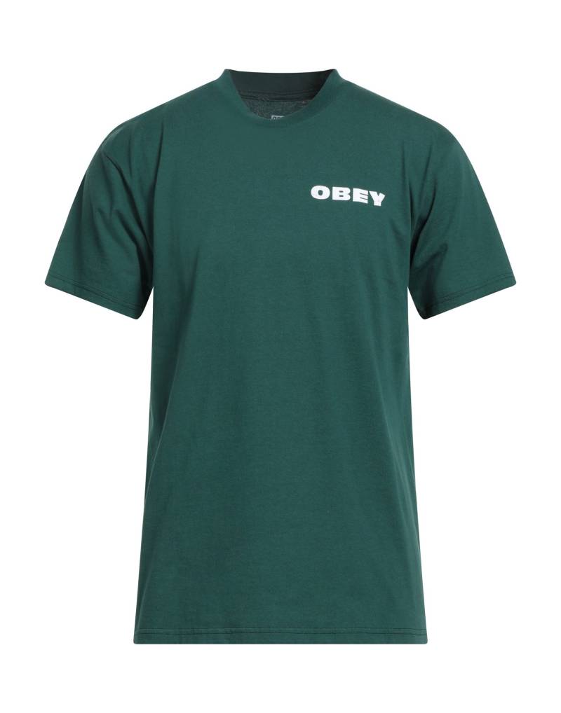 OBEY T-shirts Herren Dunkelgrün von OBEY