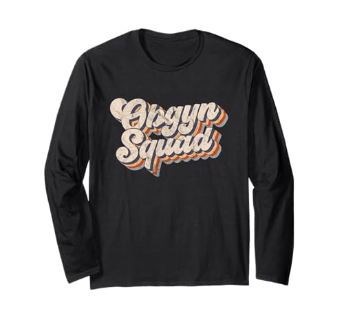 Vintage OBGYN Squad Geburtshelfer Gynäkologe für Frauen Männer Langarmshirt Vintage OBGYN Squad Geburtshelfer Gynäkologe für Frauen Männer Langarmshirt von OBGYN Squad Obstetrician Gynecologist Tees