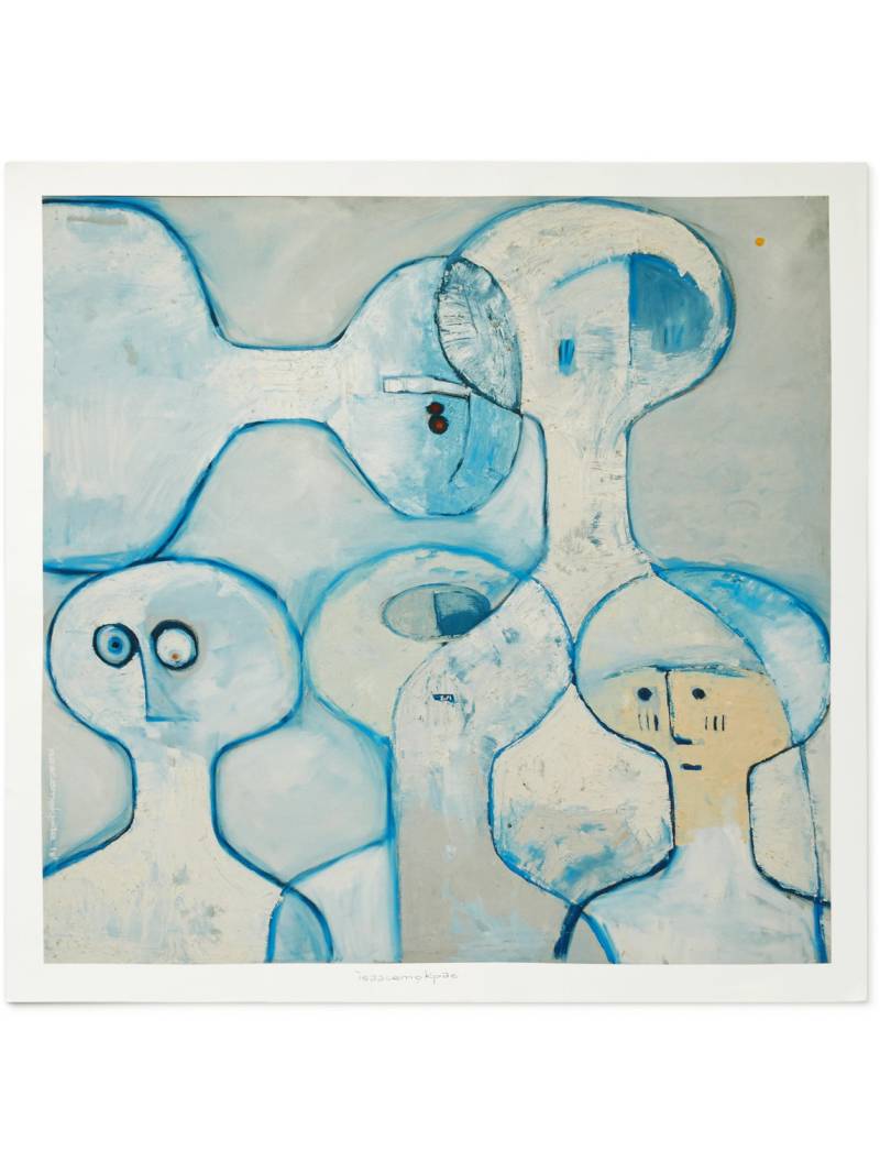 OBIDA - Isaac Emokpae All the Same from Visions Print, 57 x 55.5cm - Men - Blue von OBIDA