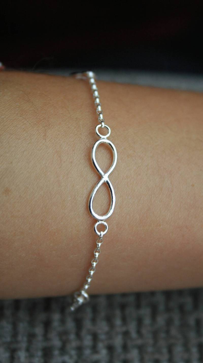 Infinity Armband in Sterling Silber Infinity Armband in Sterling Silber von OBInfinityJewellery