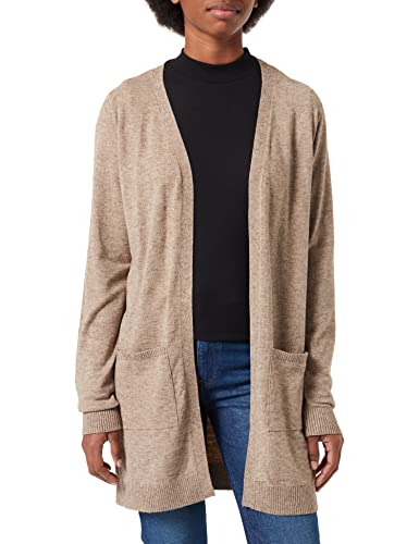 Object Collectors Item Damen OBJTHESS L/S Cardigan NOOS Strickjacke, Fossil, XS von OBJECT COLLECTORS ITEM