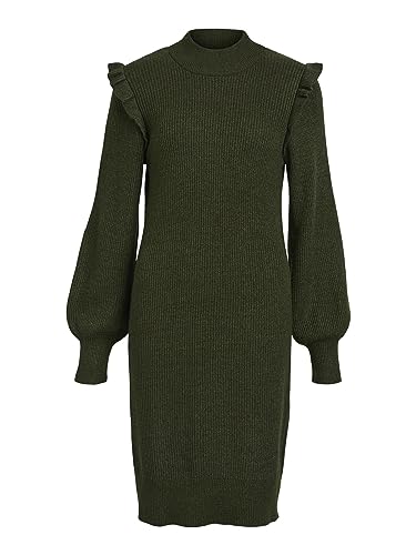 Object OBJMALENA L/S Ruffle Knit Dress NOOS von Object