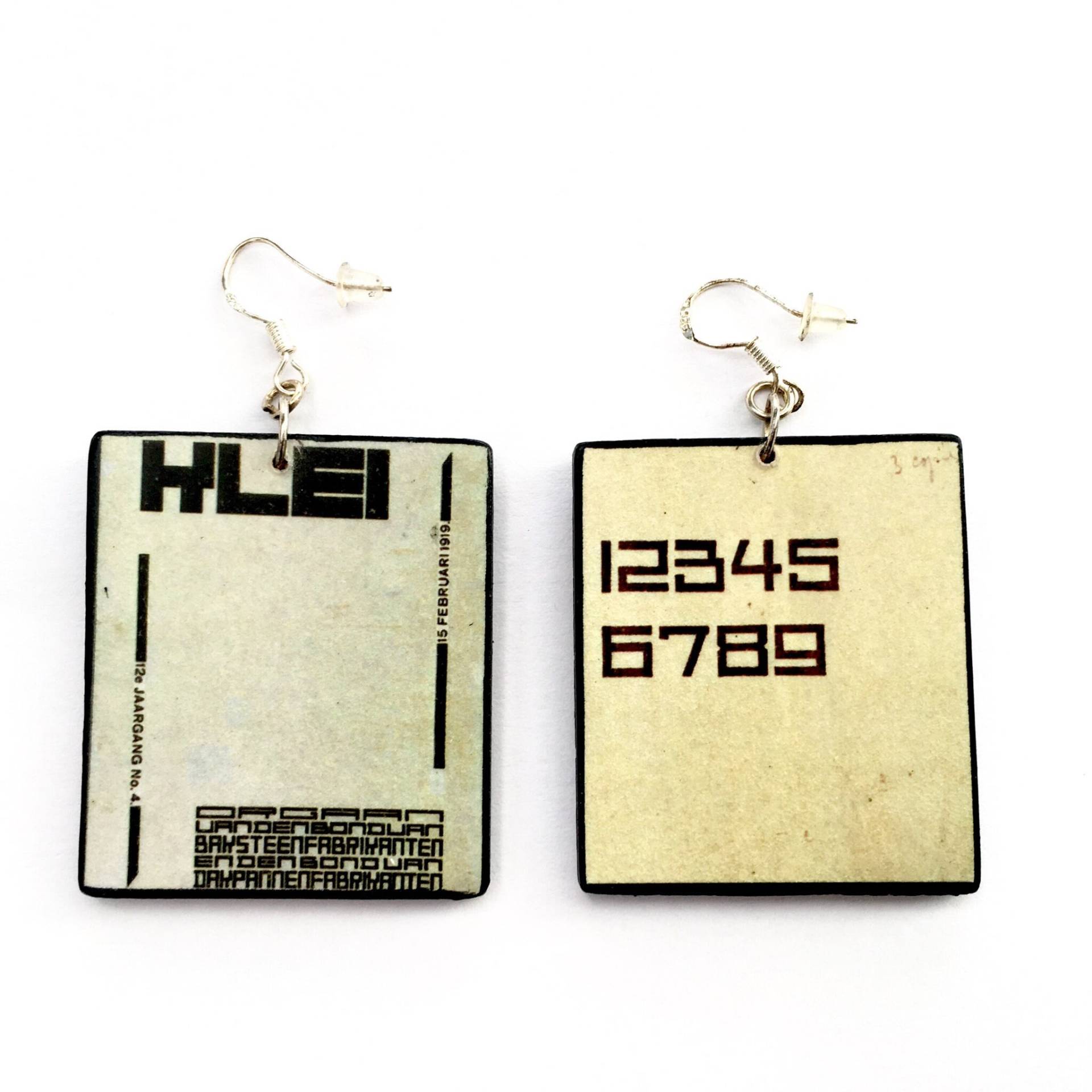 Aesthetic Art Earrings, Theo Van Doesburg Minimalist, Geometric Earrings Aesthetic Art Earrings, Theo Van Doesburg Minimalist, Geometric Earrings von OBLJEWELLERY