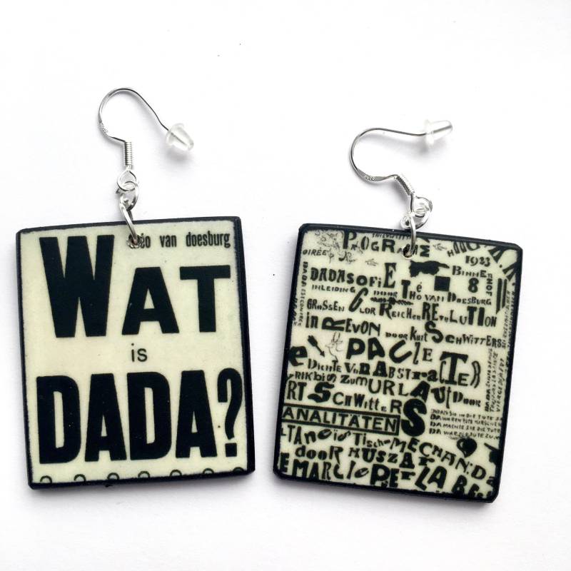 Mismatched Earrings, Dada Art, Modern Sustainable Gift Mismatched Earrings, Dada Art, Modern Sustainable Gift von OBLJEWELLERY